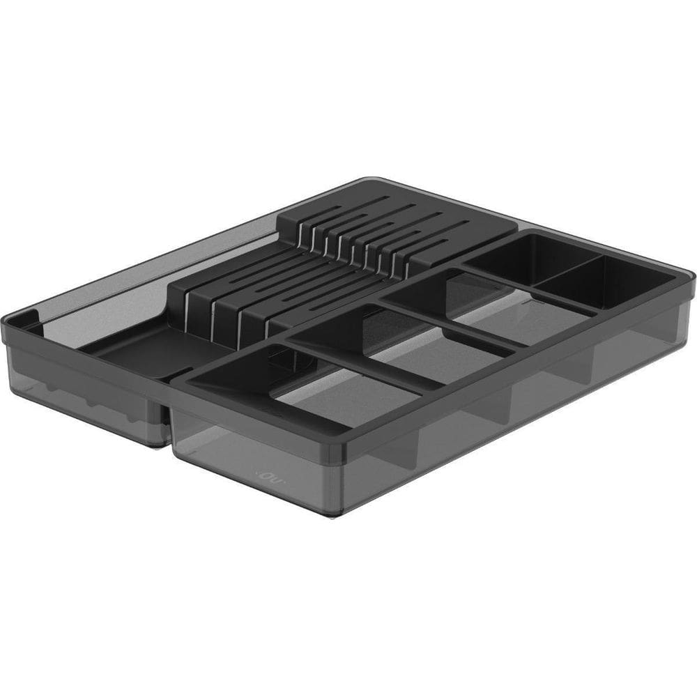 Organizador De Talheres Facas Utensilios Gavetas Clear Ou