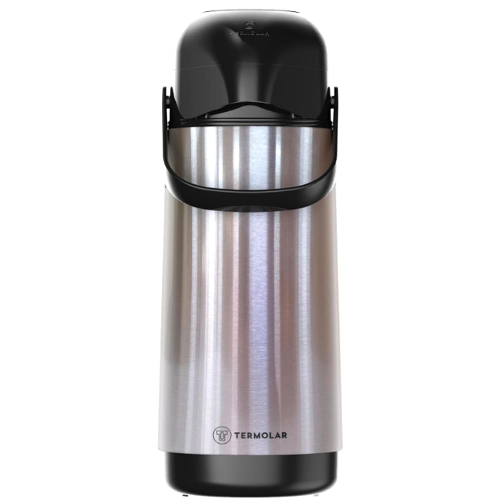 Garrafa Termica Termolar 1L Bomba De Pressao Inox
