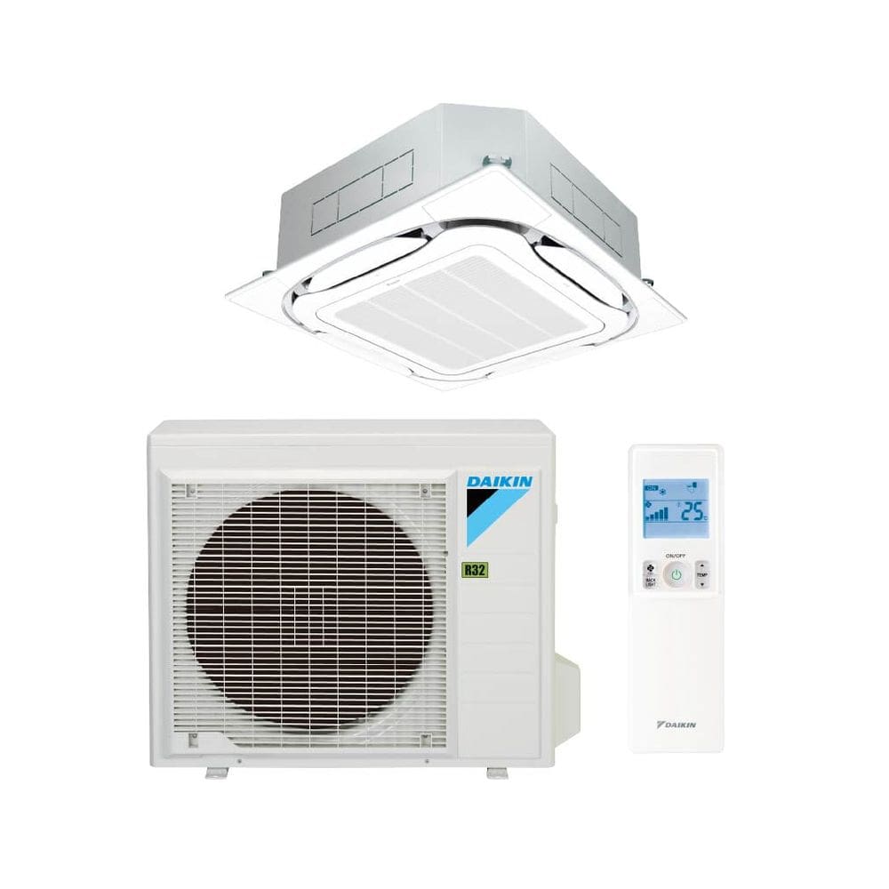 Ar Condicionado Split Cassete 4 Vias Inverter Daikin Sky Air 36.000 Btus Quente e Frio 220V R-32