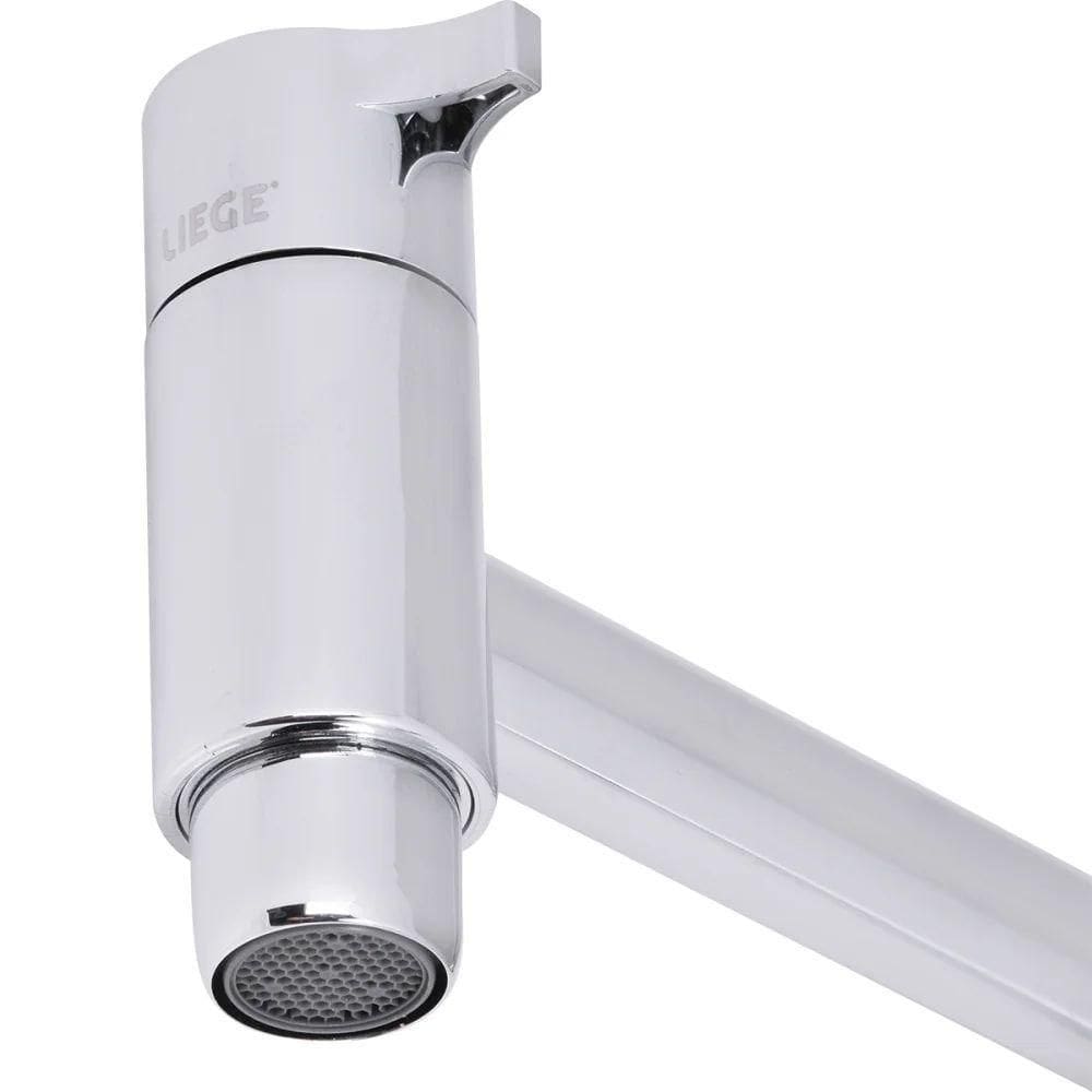 Torneira Para Cozinha Bica Alta Mesa Abs Cromado Abertura Rípida 90gr Concept Liege