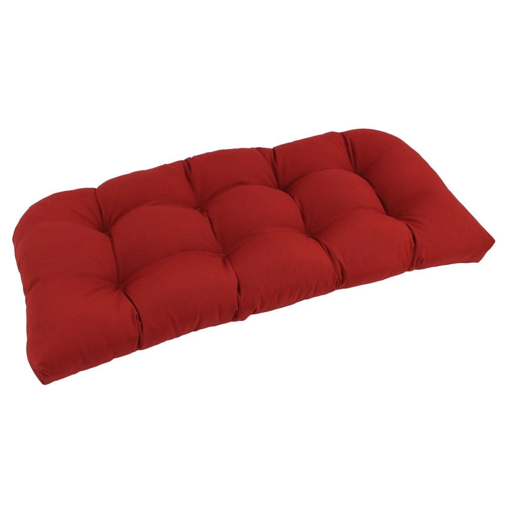 Almofada Loveseat Blazing Needles, sarja, costas arredondadas, vermelho rubi