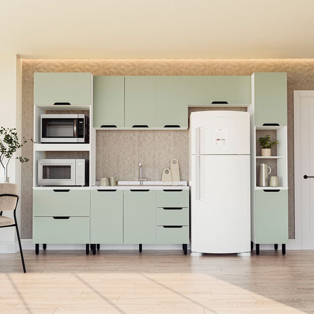 Cozinha Modulada 5 Pecas sem Tampo Maeena Politorno