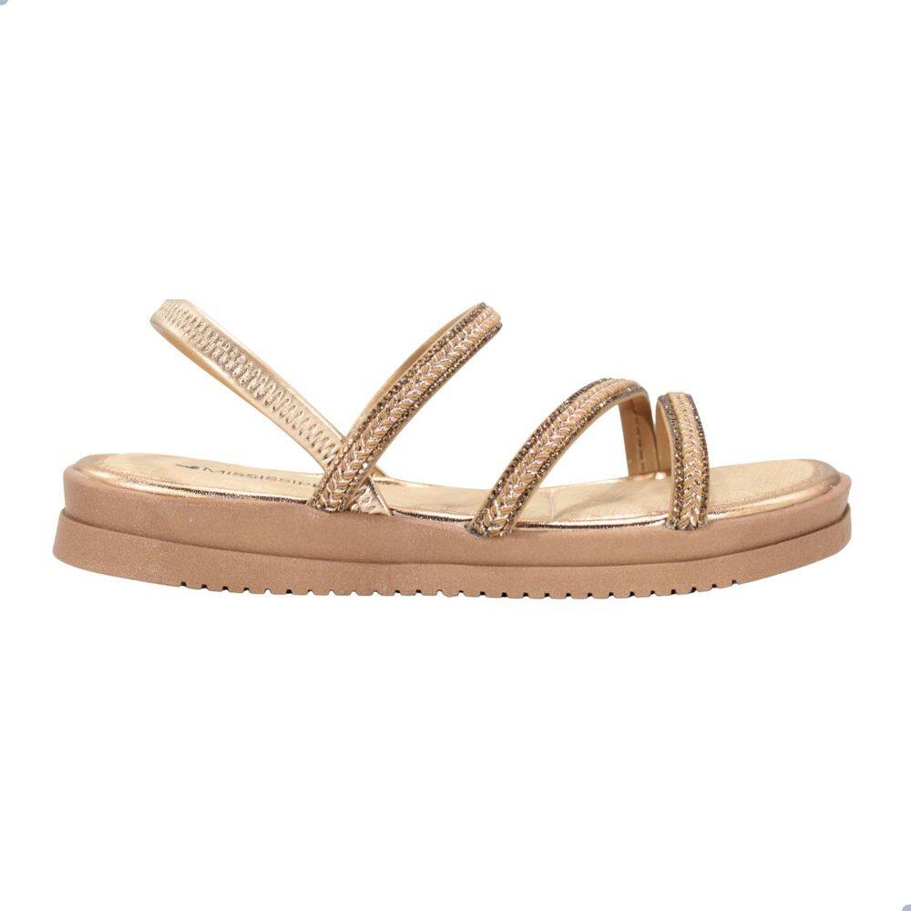 Sandália Mississipi Natural/Rose Me353.0003