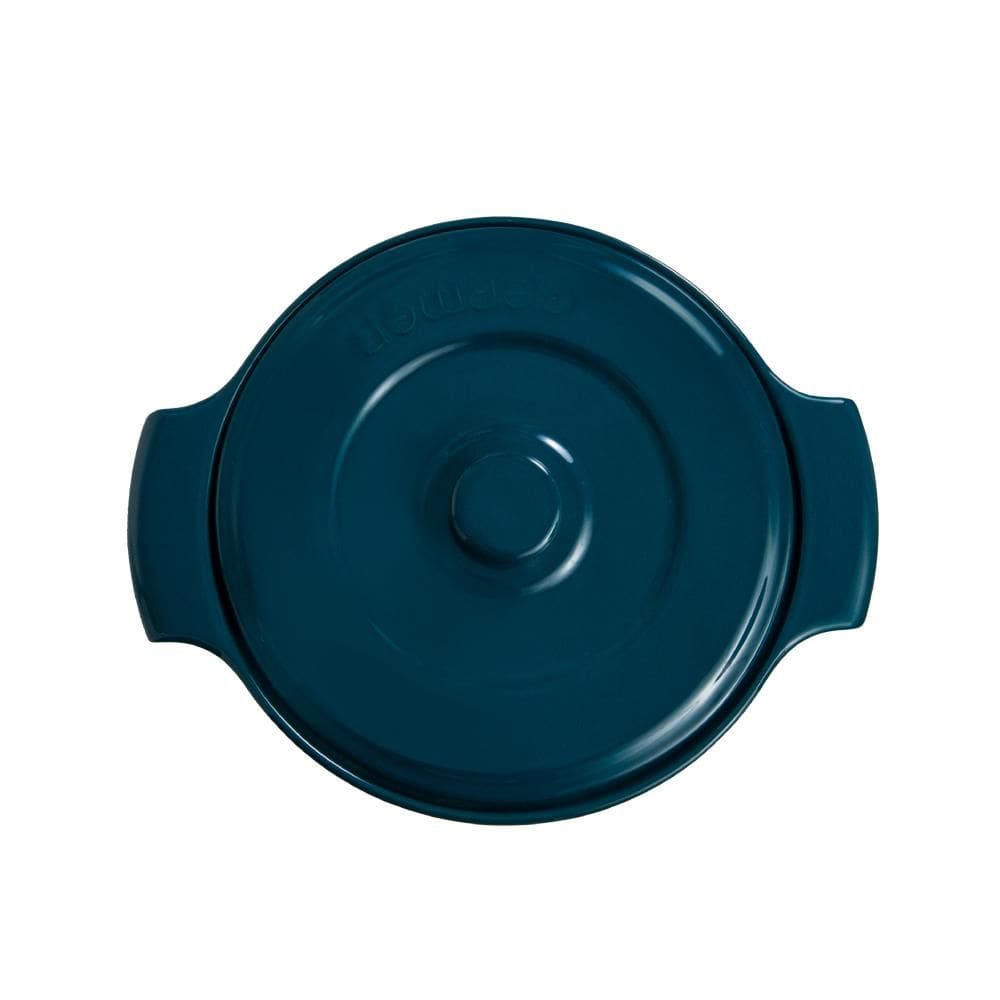 Cocotte Refratária Diâmetro 22 cm Verdigris 2,7 L Porcelana