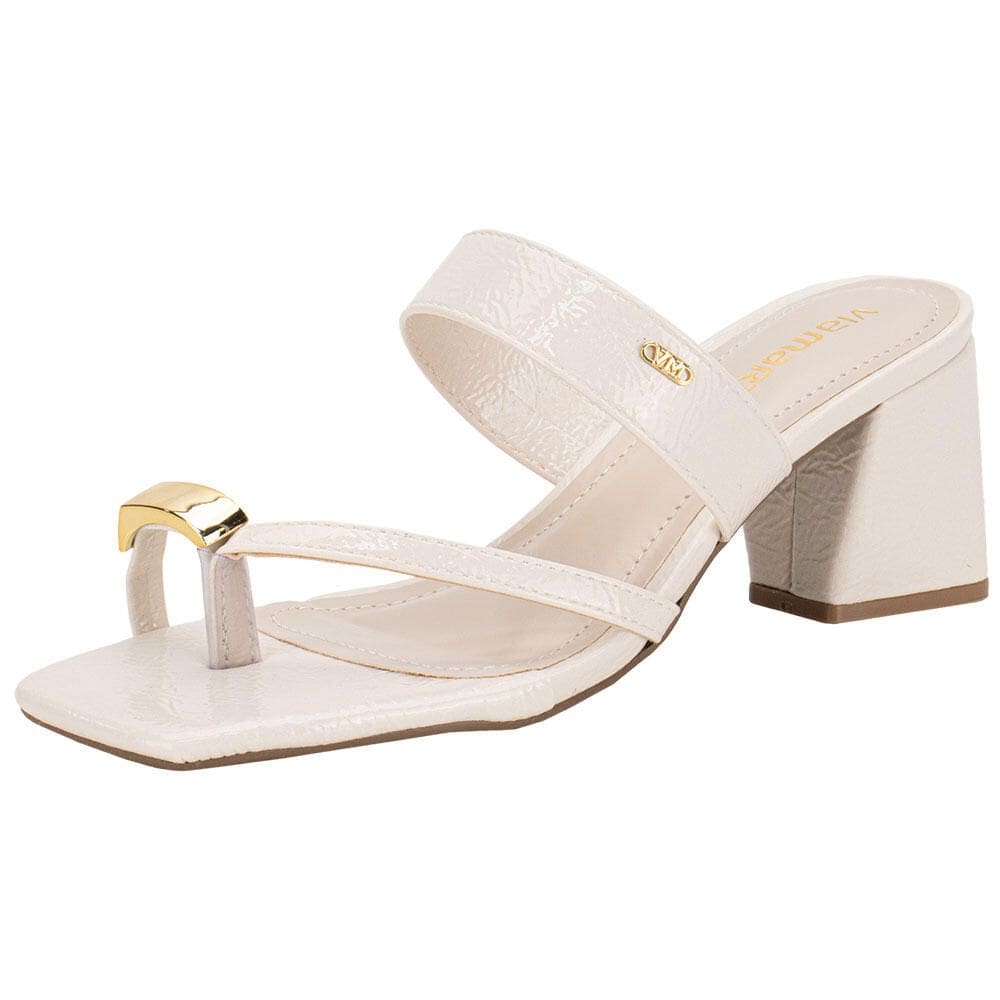 Tamanco Feminino Salto Grosso Via Marte 264006