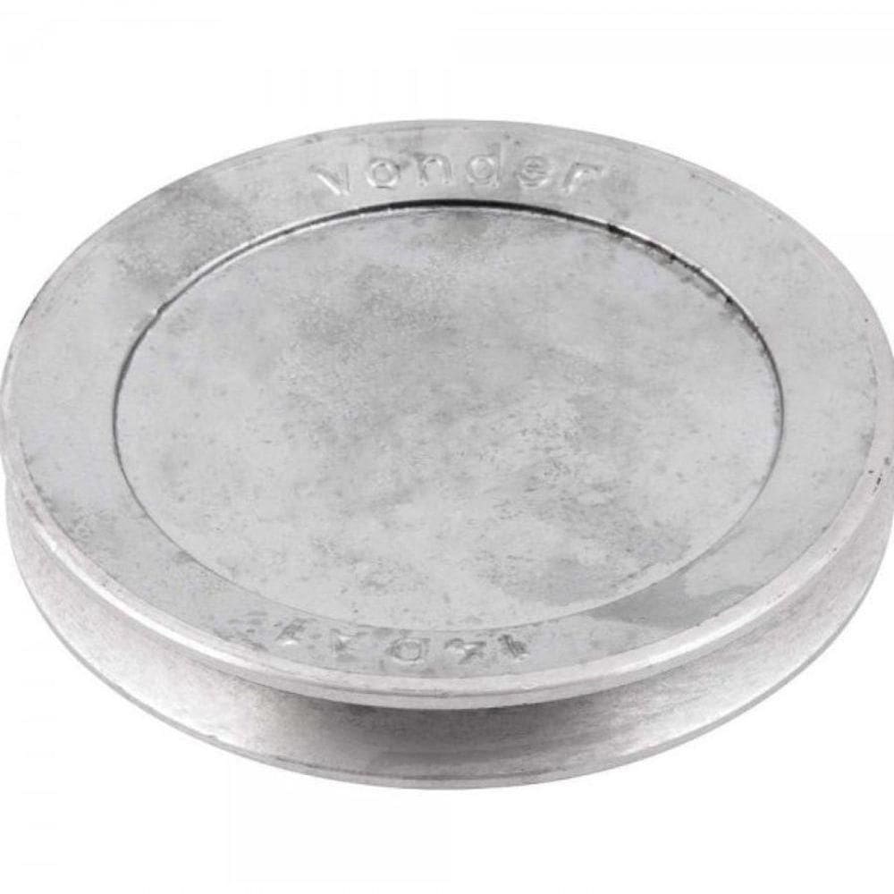 Polia Alumínio 140mm 1 Canal Perfil A - Vonder