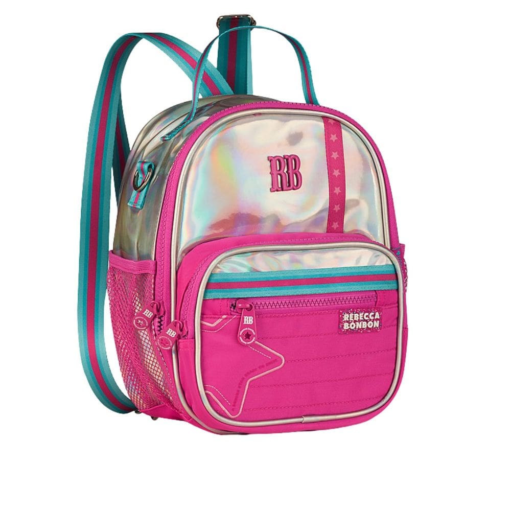 Lancheira Témica Rebecca Bonbon Holográfica Juvenil Meninas