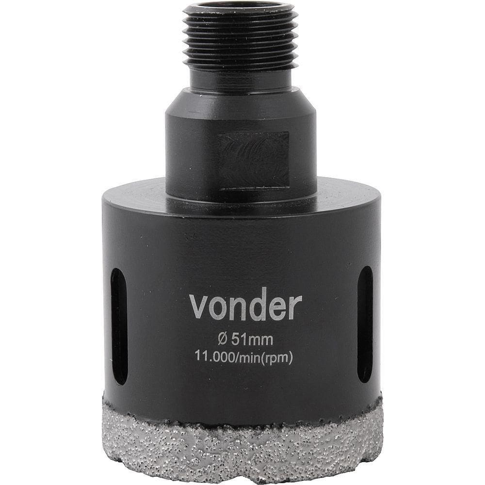 Serra Copo Diamantada Para Esmerilhadeira 51 Mm Vonder