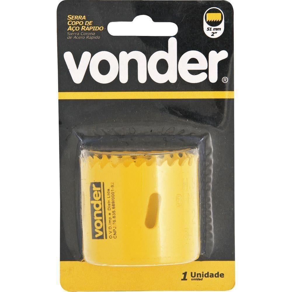 Serra Copo Aço Rápido 48mm Bimetálica Para Metal - Vonder