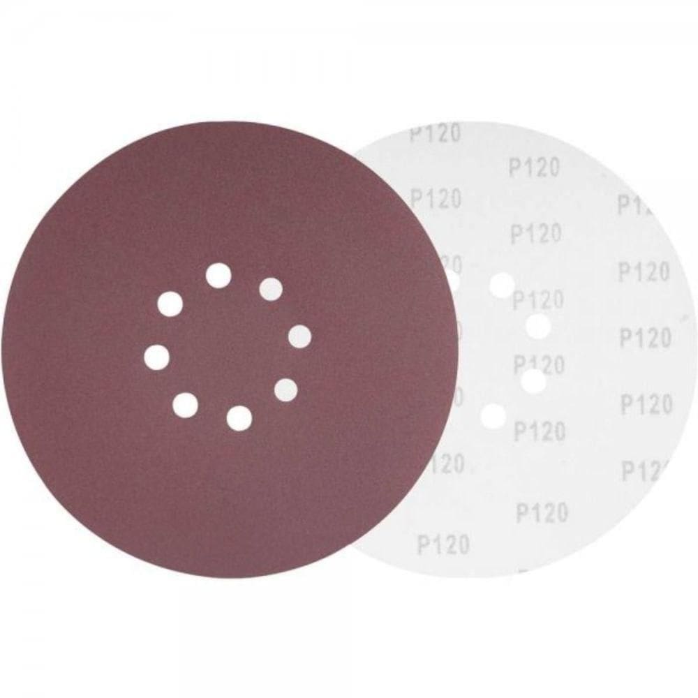 Disco Lixa Para Parede 9`` G120 10 Peças Vonder Para Lixadeira