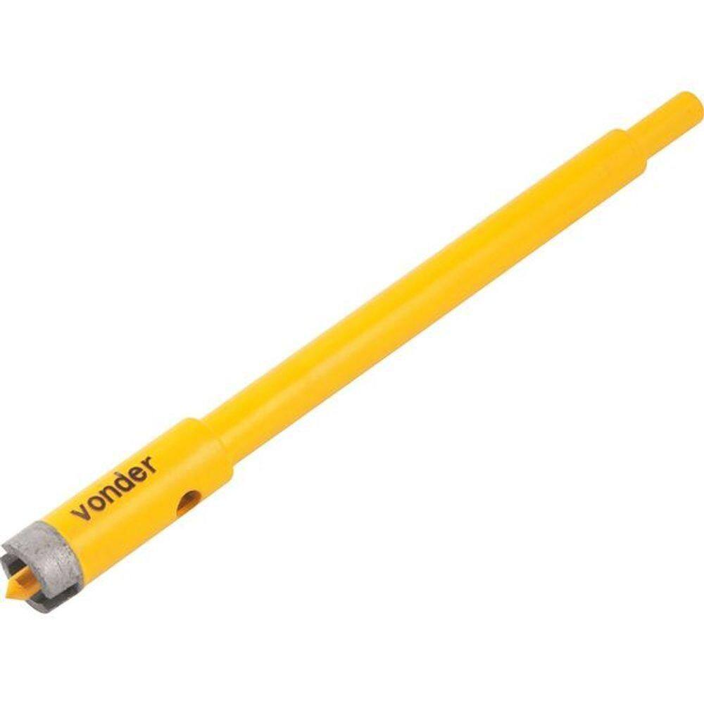 Serra Copo Diamantada 20mm Com Haste E Pino Guia - Vonder