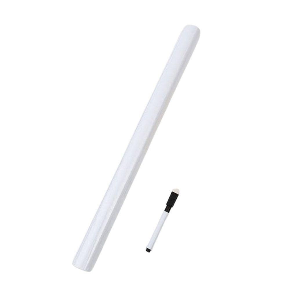 Papel De Parede Adesivo Pvc Quadro Branco Com Marcador - 2 Metros