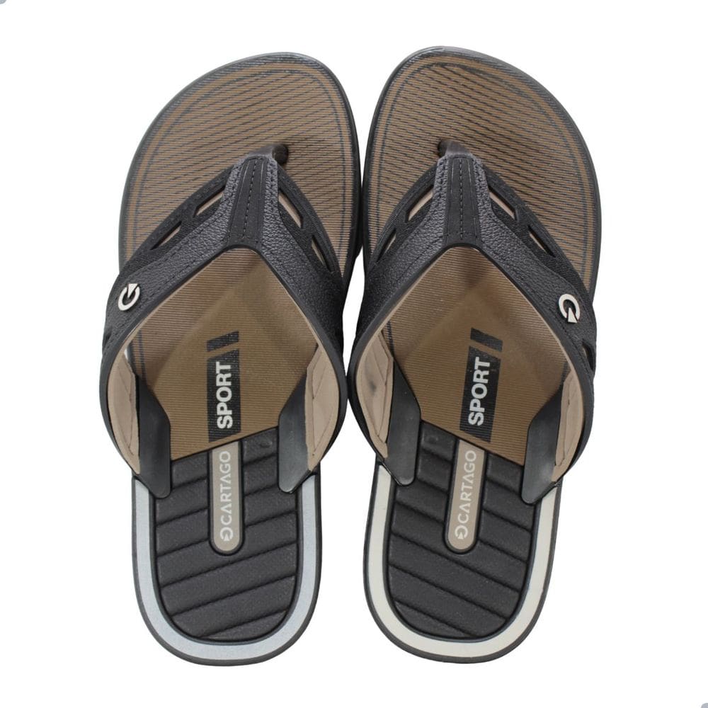 Chinelo Masculino Cartago Dallas Preto