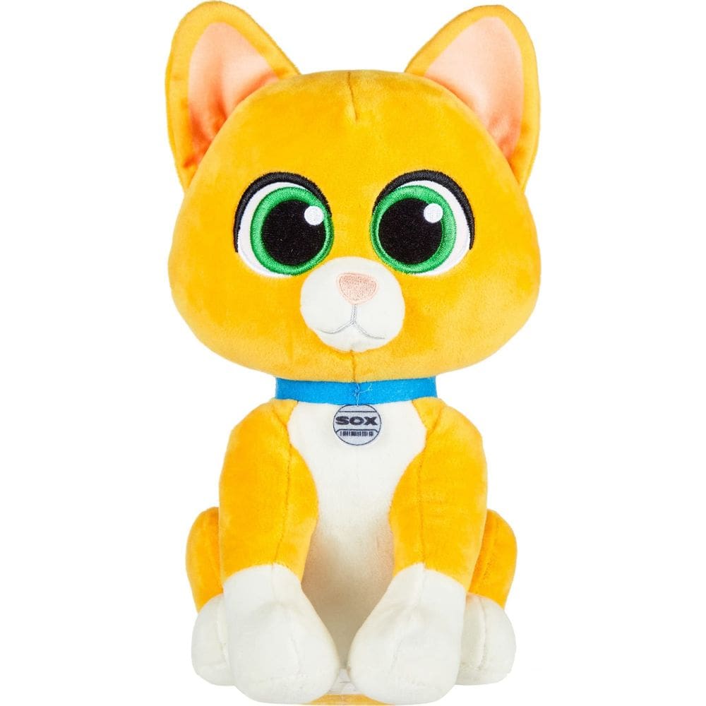 Brinquedo de pelúcia para gatos Mattel Disney Pixar Lightyear Sox com som