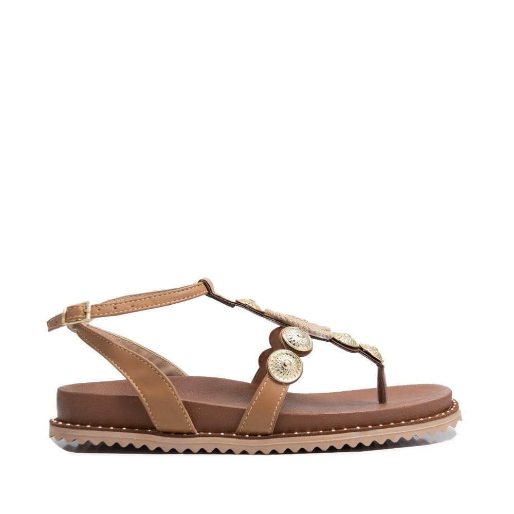 Sandalia Papete Unique Marrom