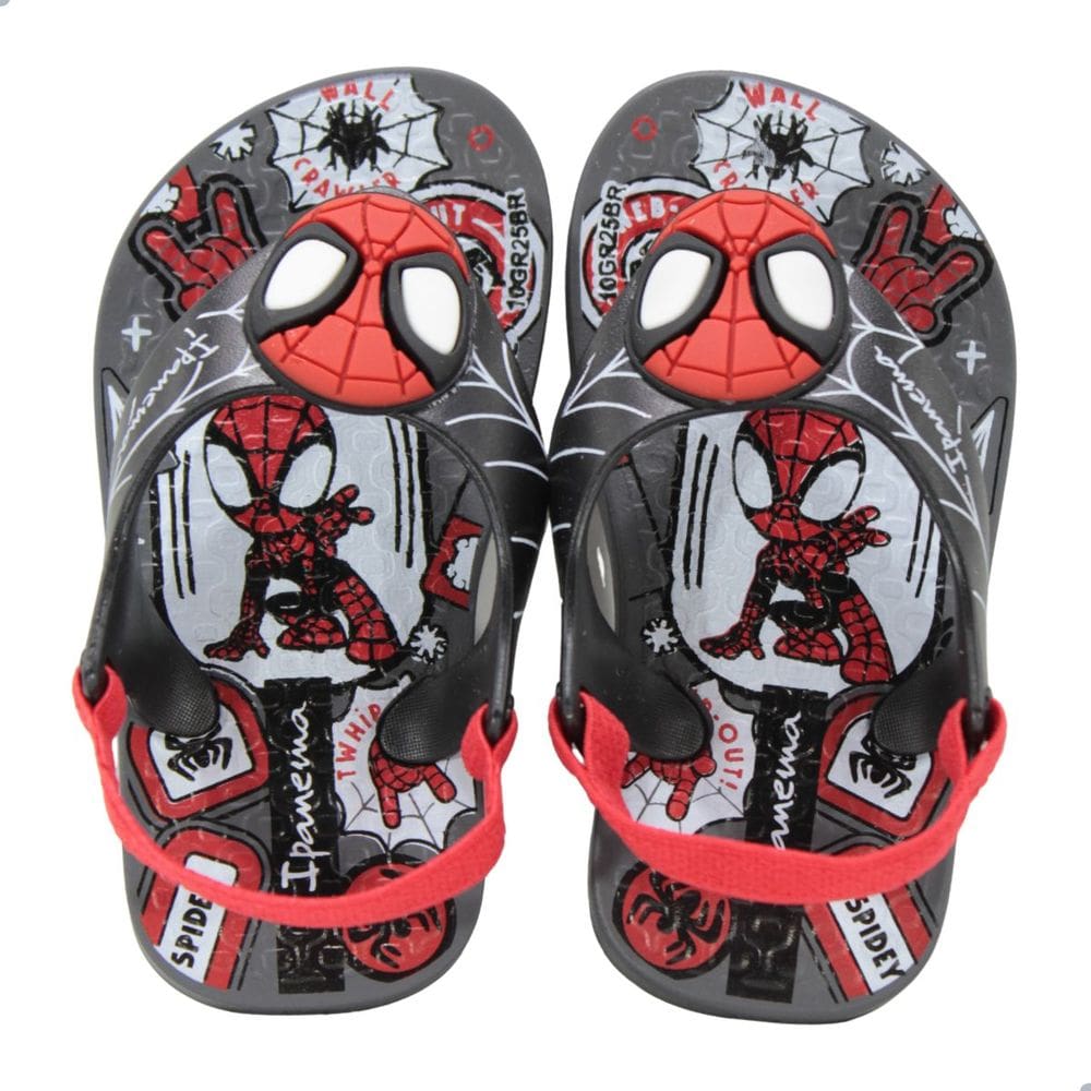 Chinelo Bebê Ipanema 27513 Spidey Preto