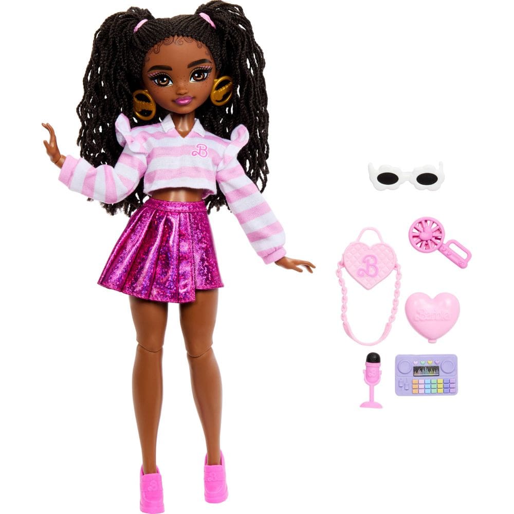Muñeca de Moda Barbie Dream Besties Brooklyn con Accesorios