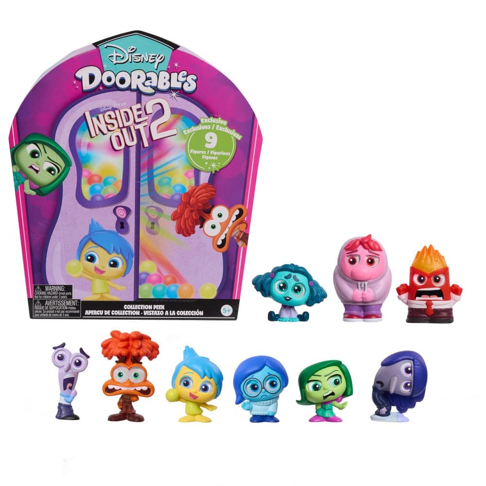 Coleção Toy Just Play Disney Doorables Inside Out 2 5+