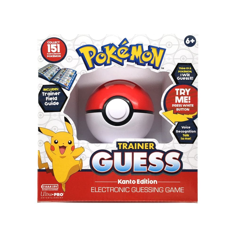 Toy Pokémon Trainer Guess Kanto Edition com reconhecimento de voz