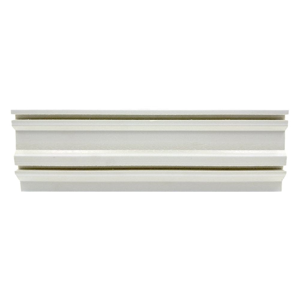 Rodapé de Poliestireno Liso 10cm x 15mm Rende 2,40 Metros Casa Grassi - caixa com 2,4 m