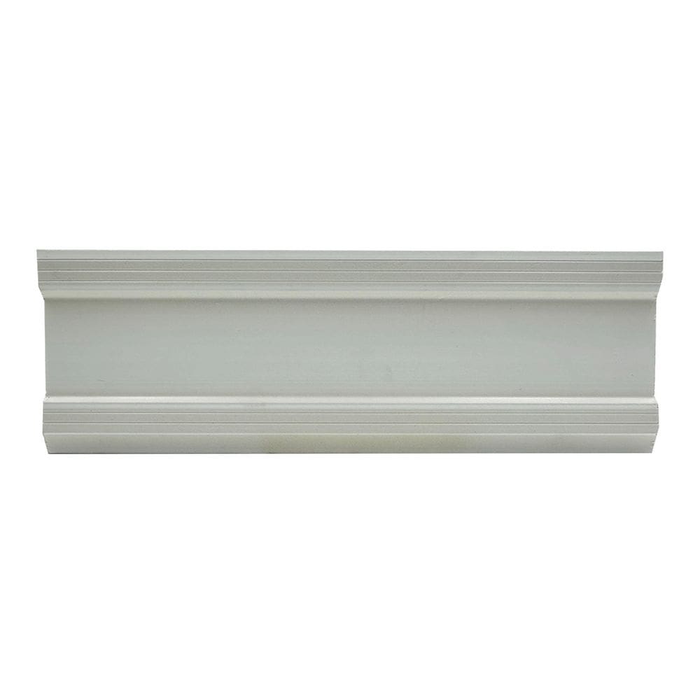 Rodapé de Poliestireno Frisado 10cm x 2,25m Rende 2,25 Metros Casa Grassi - caixa com 2,25 m - Branco