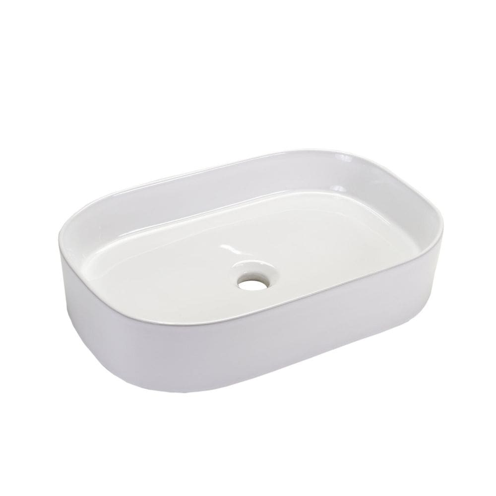 Cuba de Apoio Retangular 52x34cm em Cerâmica Ica2600 Icasa Branco