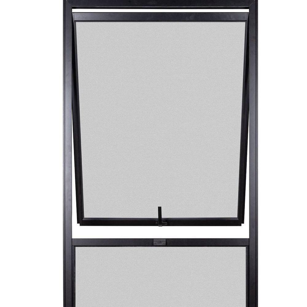 Janela Maxim-Ar 1 Secção Bandeira Fixa Inferior Vidro Mini Boreal 120X80 Topsul  Esquadrisul Preto