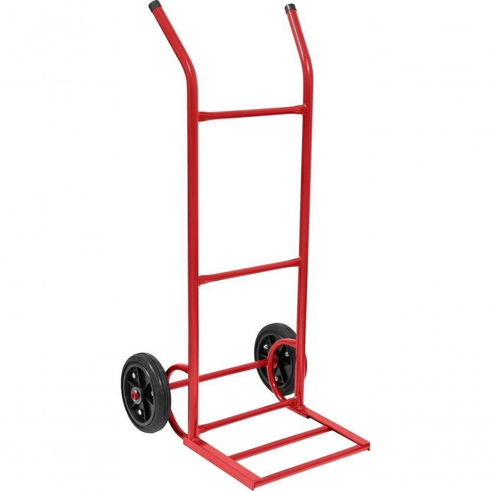 Carrinho Para Armazém 120kg Metálico Leve Roda Borracha Maci