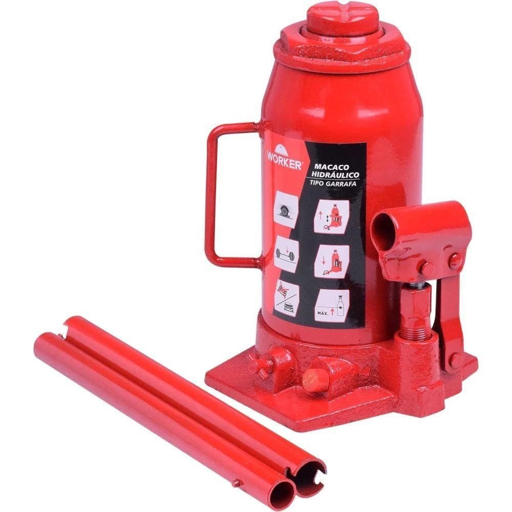 Macaco Hidráulico Garrafa 16 Toneladas 250-490mm Worker