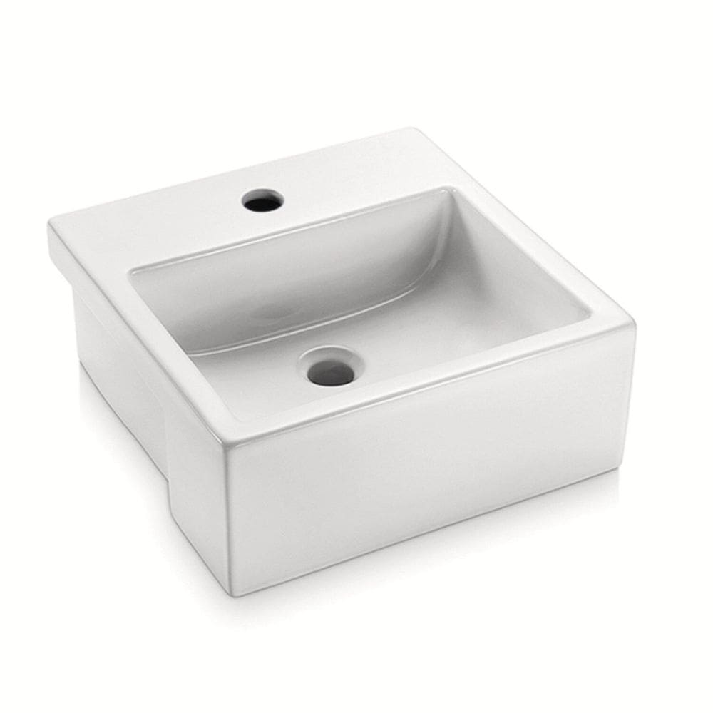 Cuba de Semi-encaixe 43x42cm em Cerâmica Ica500 Icasa Branco