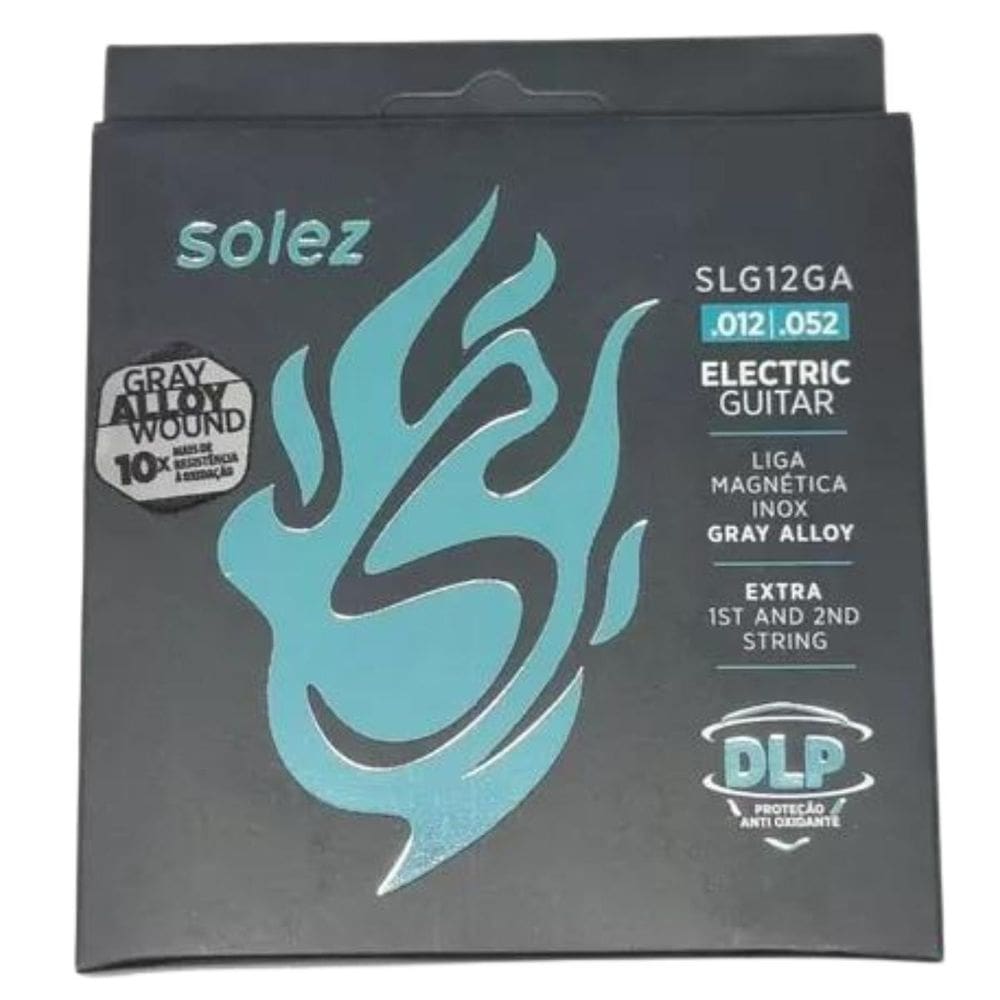 Encordoamento Solez SLG12 0.012/0.052 p/ Guitarra SLG-12