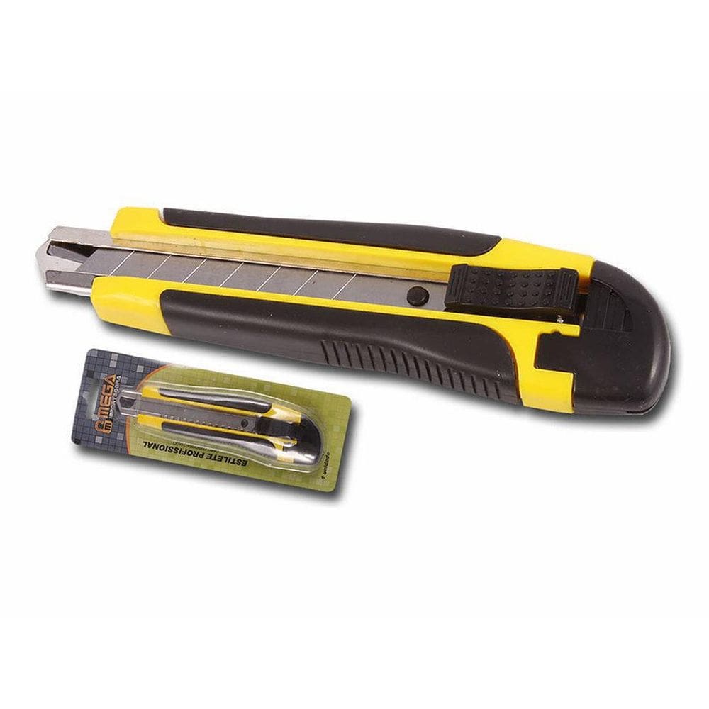 Estilete Emborrachado Com Trava 18Mm