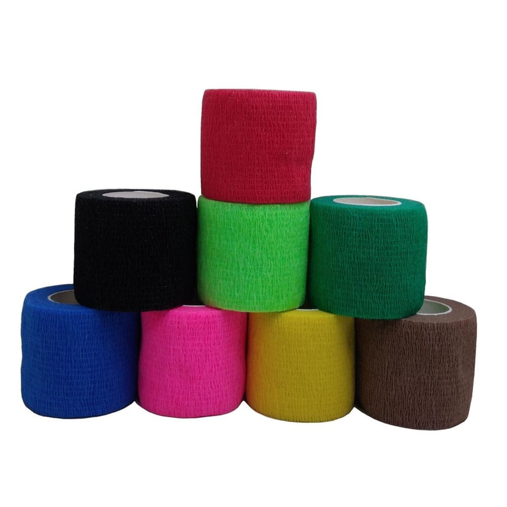 Kit 5 Unidades Bandagem/Atadura 5Cm Cores Hoppner