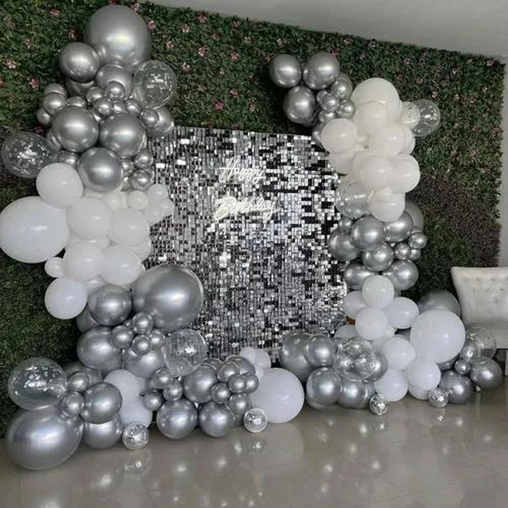 1 Placa Painel Shimmer Wall Muro Lantejoula Festa Cor 30X30