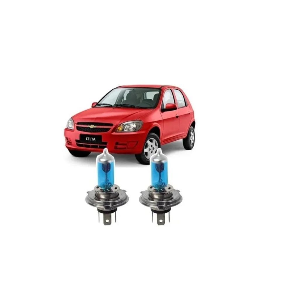 Kit Lâmpada Super Branca Celta 01 02 2003 2004 2005 2006