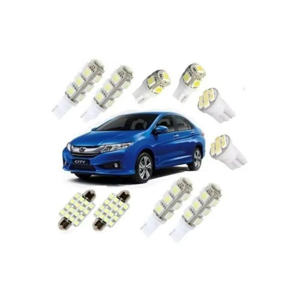 Kit Lampadas Led City 2015 2016 Pingo Teto Placa Torpedo