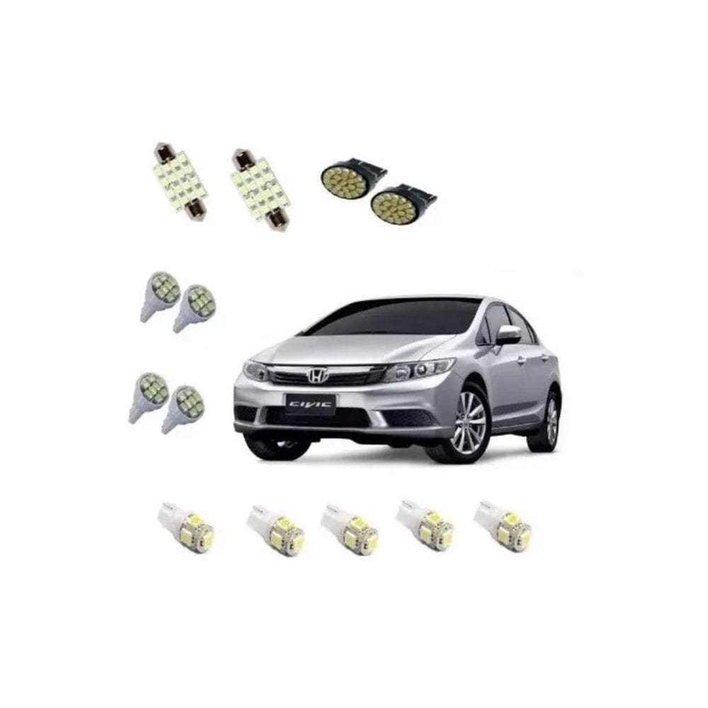Kit Lampadas Led Honda New Civic 2012 A 2017