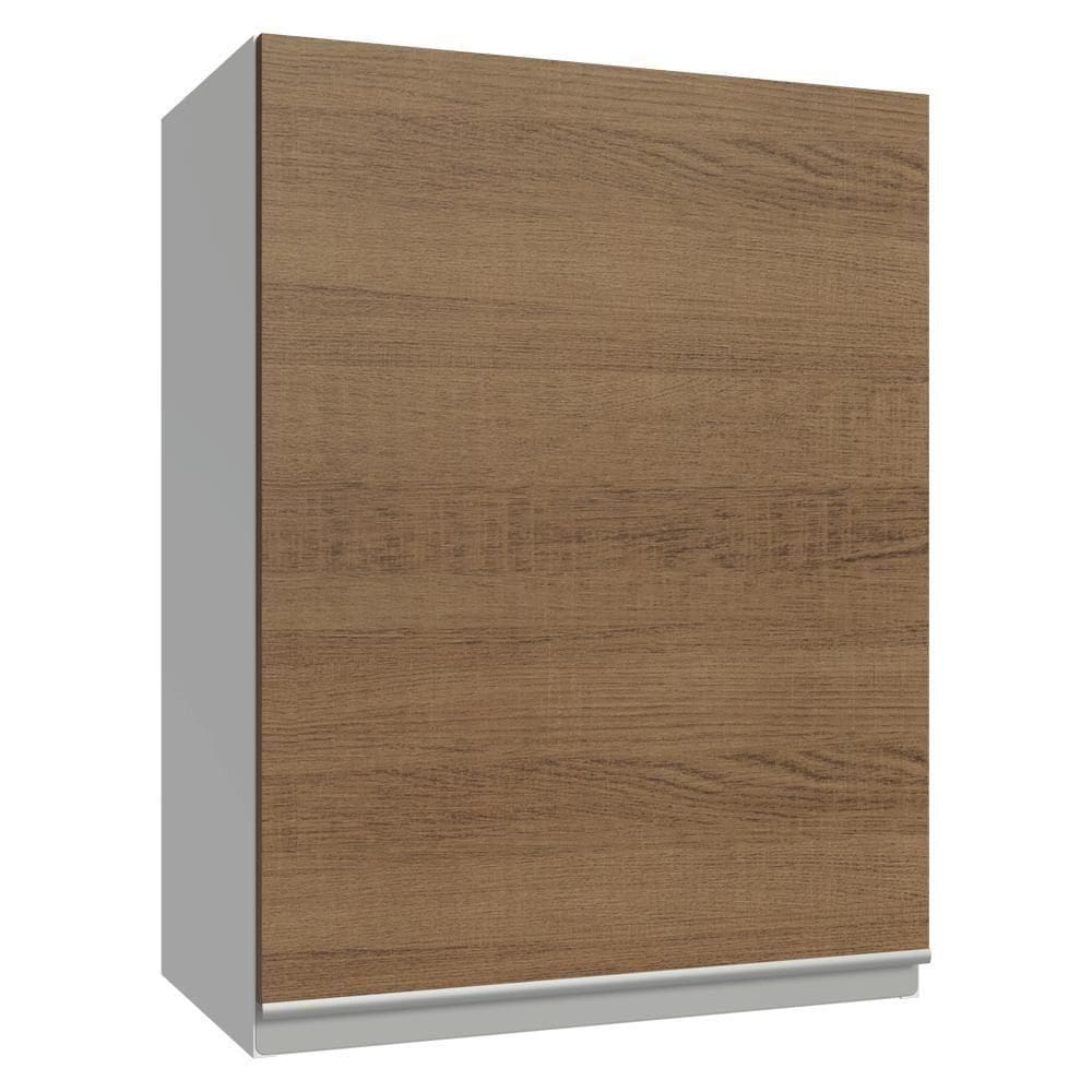 Armário Aéreo 50cm 1 Porta Branco/rustic Glamy Madesa Branco/rustic