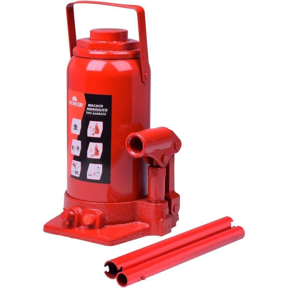 Macaco Hidráulico Garrafa 32 Toneladas 285-465mm Worker