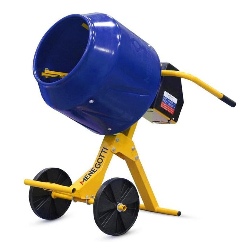 Betoneira Compacta 130 Litros 1/2 CV 4 220V Azul Menegotti