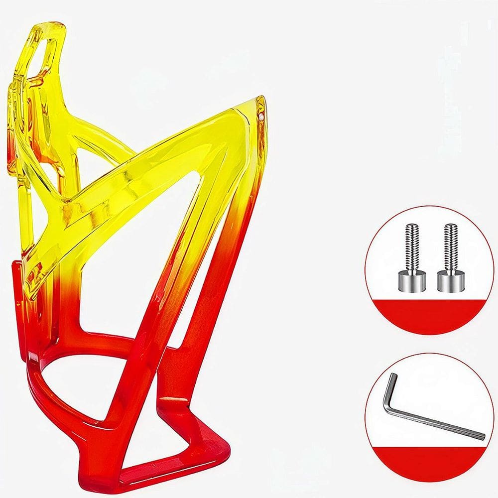 Suporte Caramanhola Cor Laranja Bike Garrafa Mtb Speed