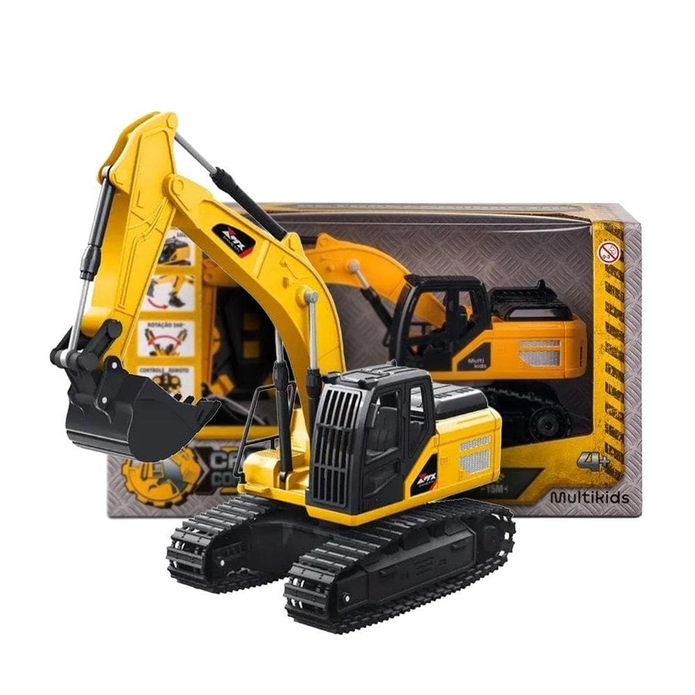 Carro Construcao Retroescavadeira Multikids