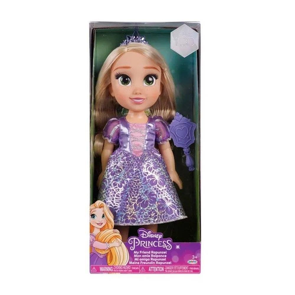 Boneca Princesas Disney Articulada Rapunzel 38Cm Multikids