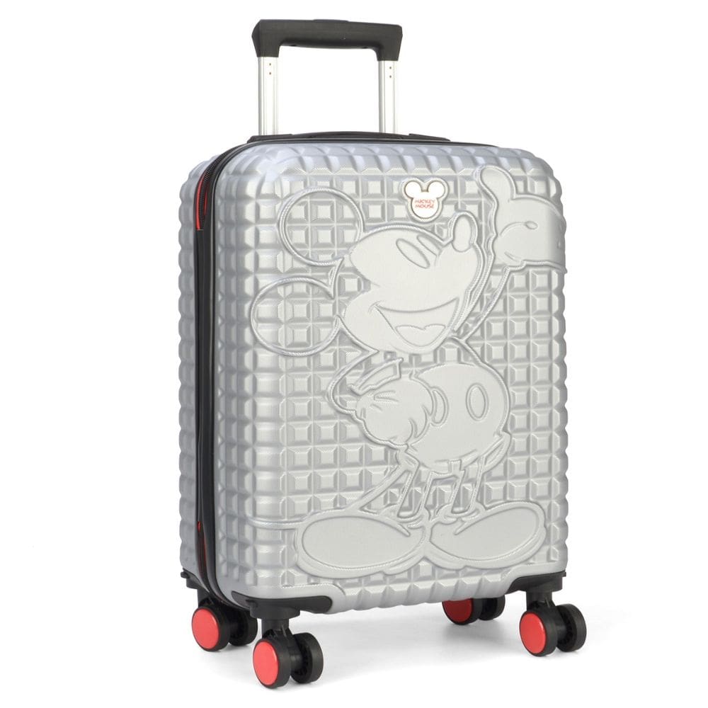 Mala Para Viagem Bordo 10 Litros Cadeado Mickey Mouse Prata