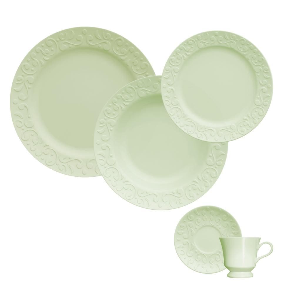 Jogo Jantar Chá 20 Peças Azul Vinta Tassel Germer Porcelanas