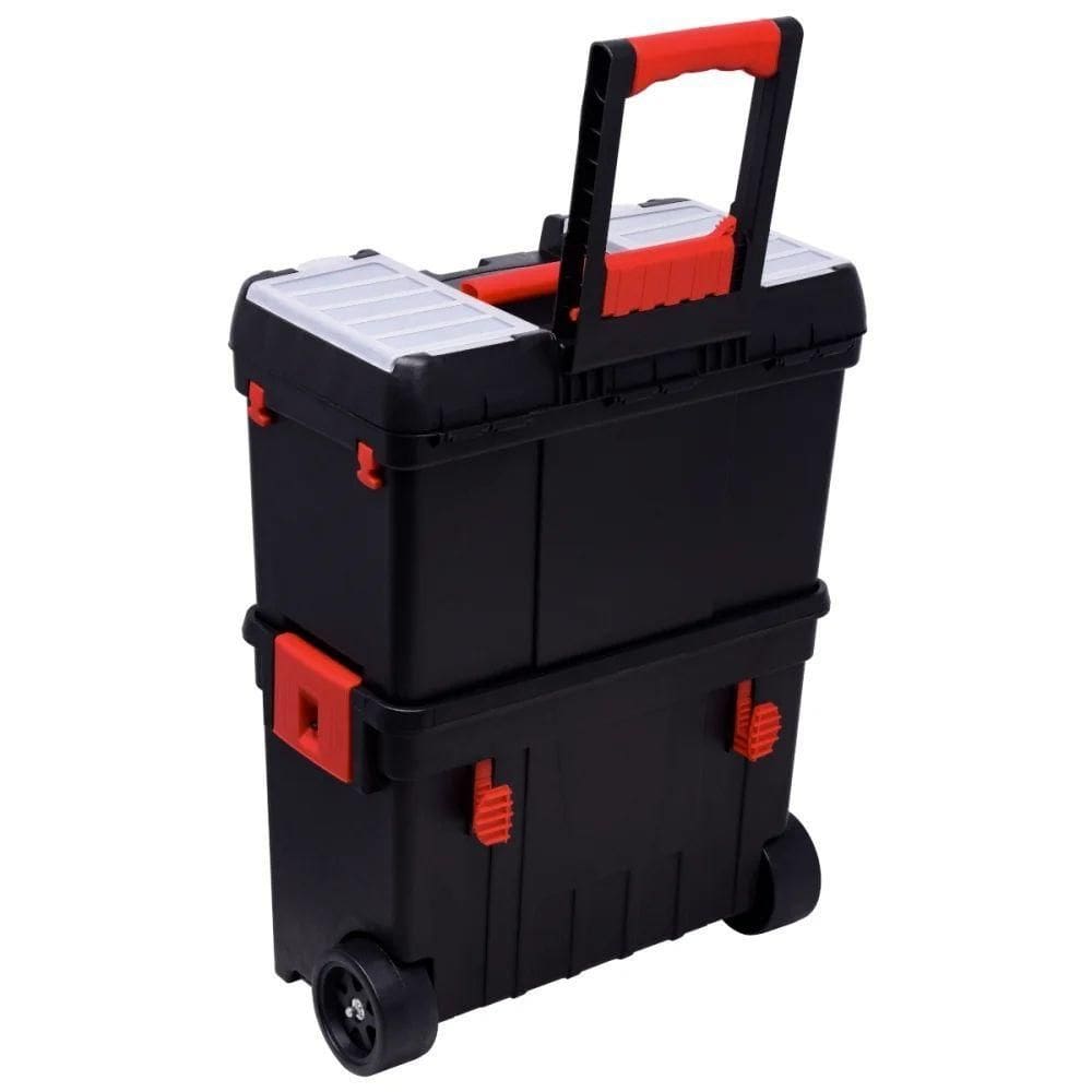 Caixa Plástica Para Ferramentas 24,5`` Com Rodas Worker