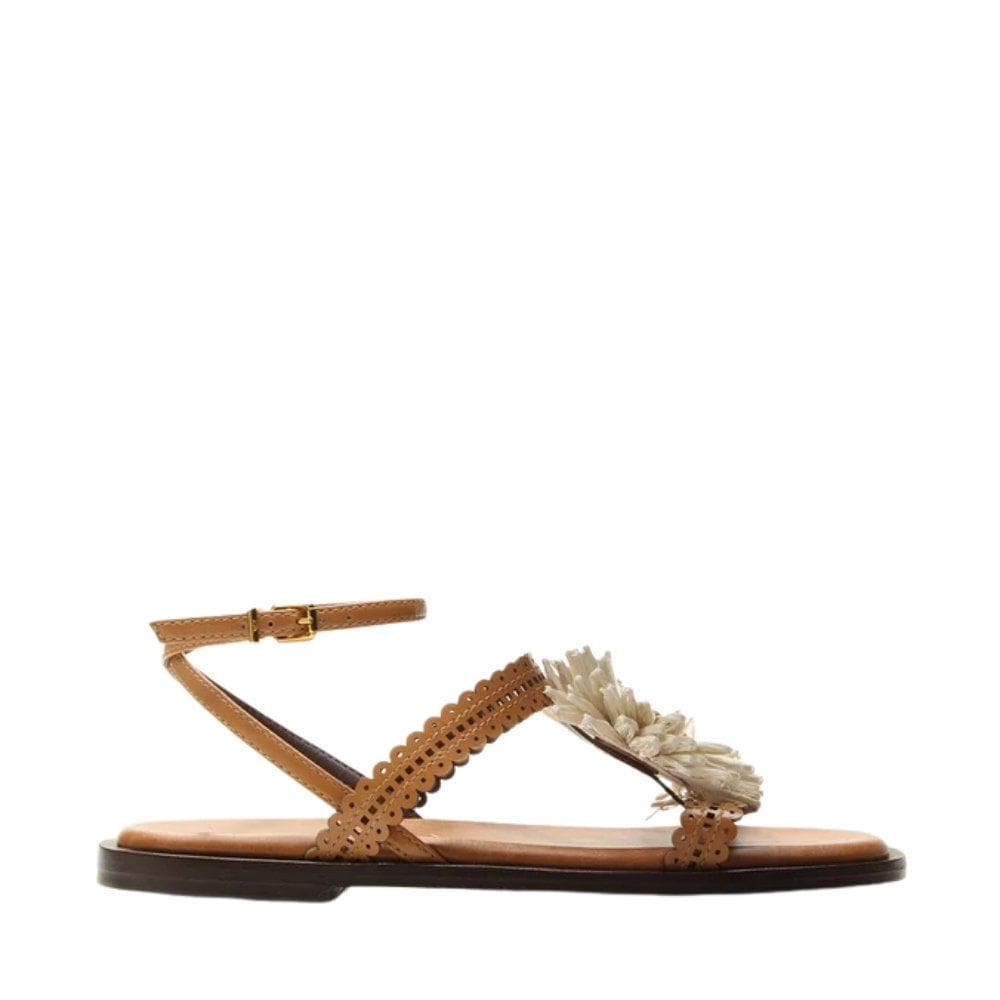 Sandalia Vicenza Diana Caramelo Flor