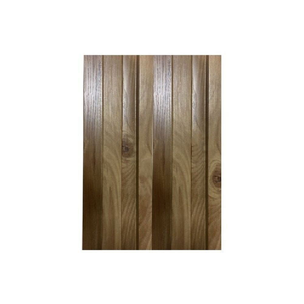 Painel Ripado em Placa 12,22x285cm 6,95m² Wpc Avelã