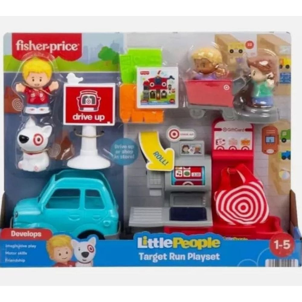 Playset Fisher-Price Little People Target Run de 1 a 5 anos