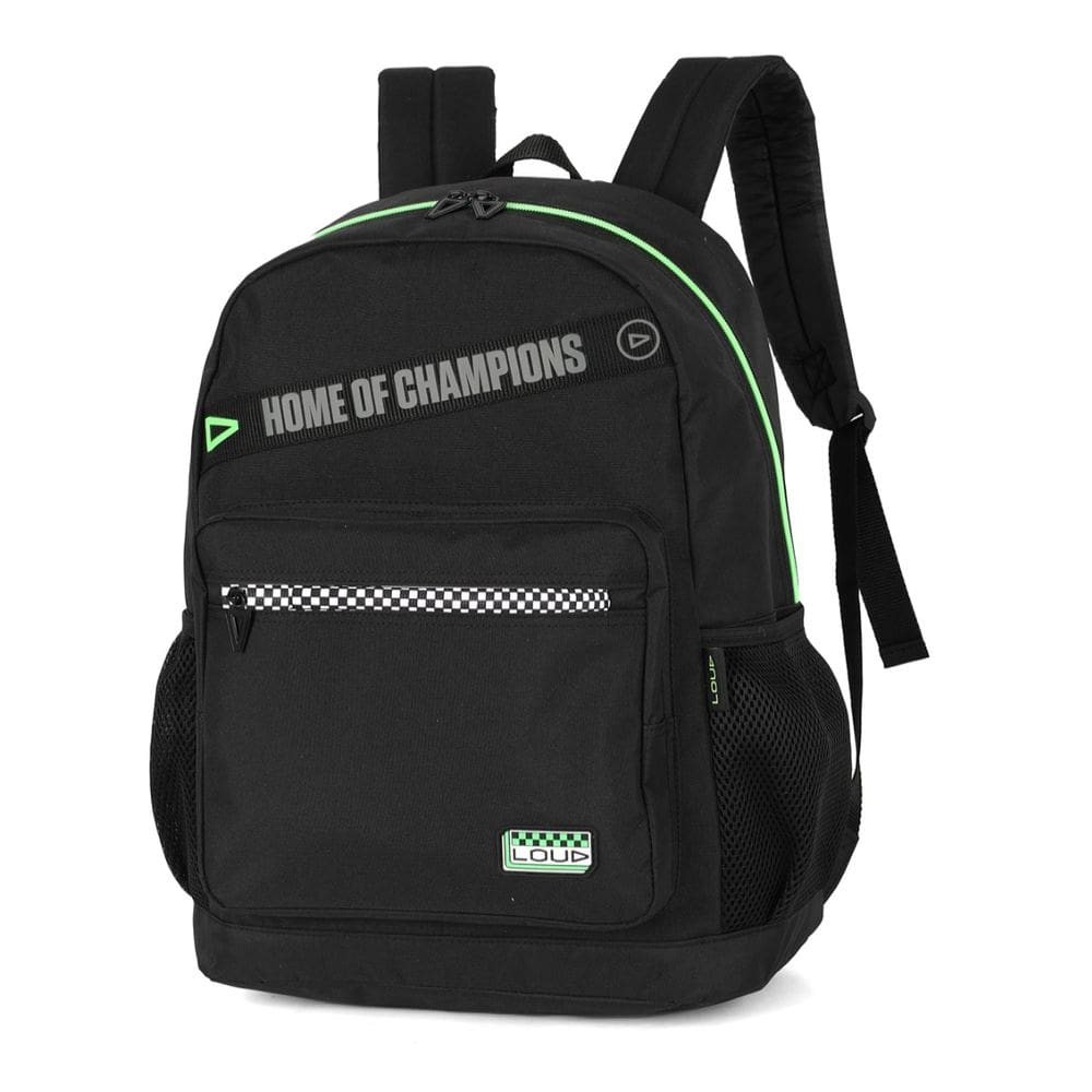 Mochila Gamer Loud Meninos Passeio Escolar Juvenil Preto